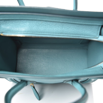 Celine Goatskin Nano Luggage Antarctic 5 of 12