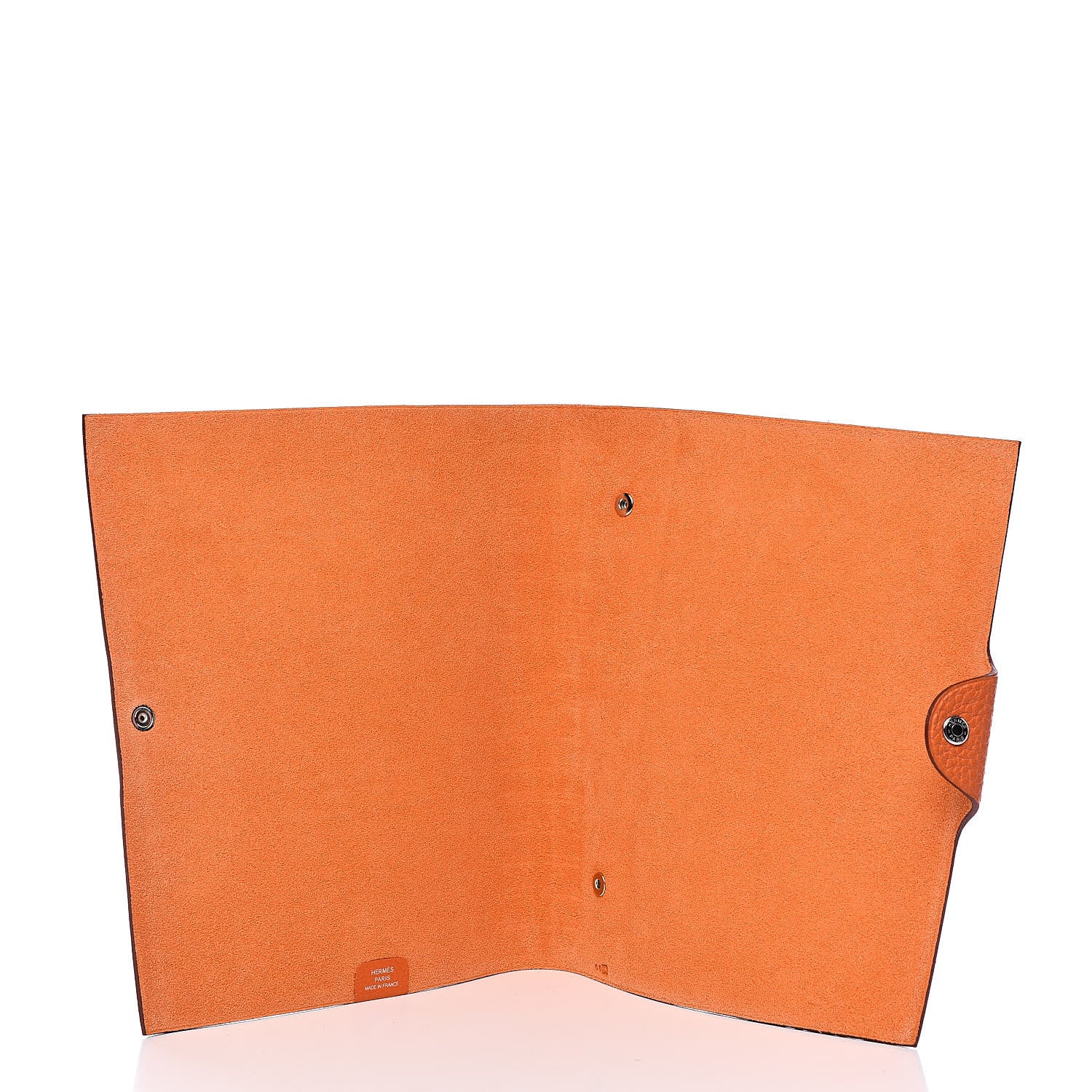 Hermes Togo Ulysse MM Notebook Cover Orange 5 of 8