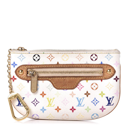 Louis Vuitton Monogram Multicolor Pochette Plate MM White 1 of 9