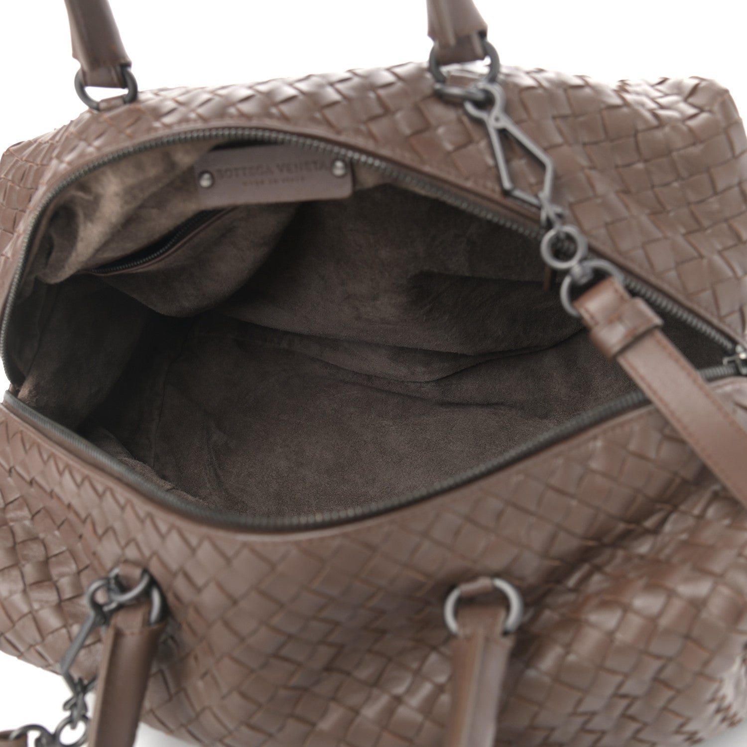 Bottega Veneta Nappa Intrecciato Boston Brown 5 of 10