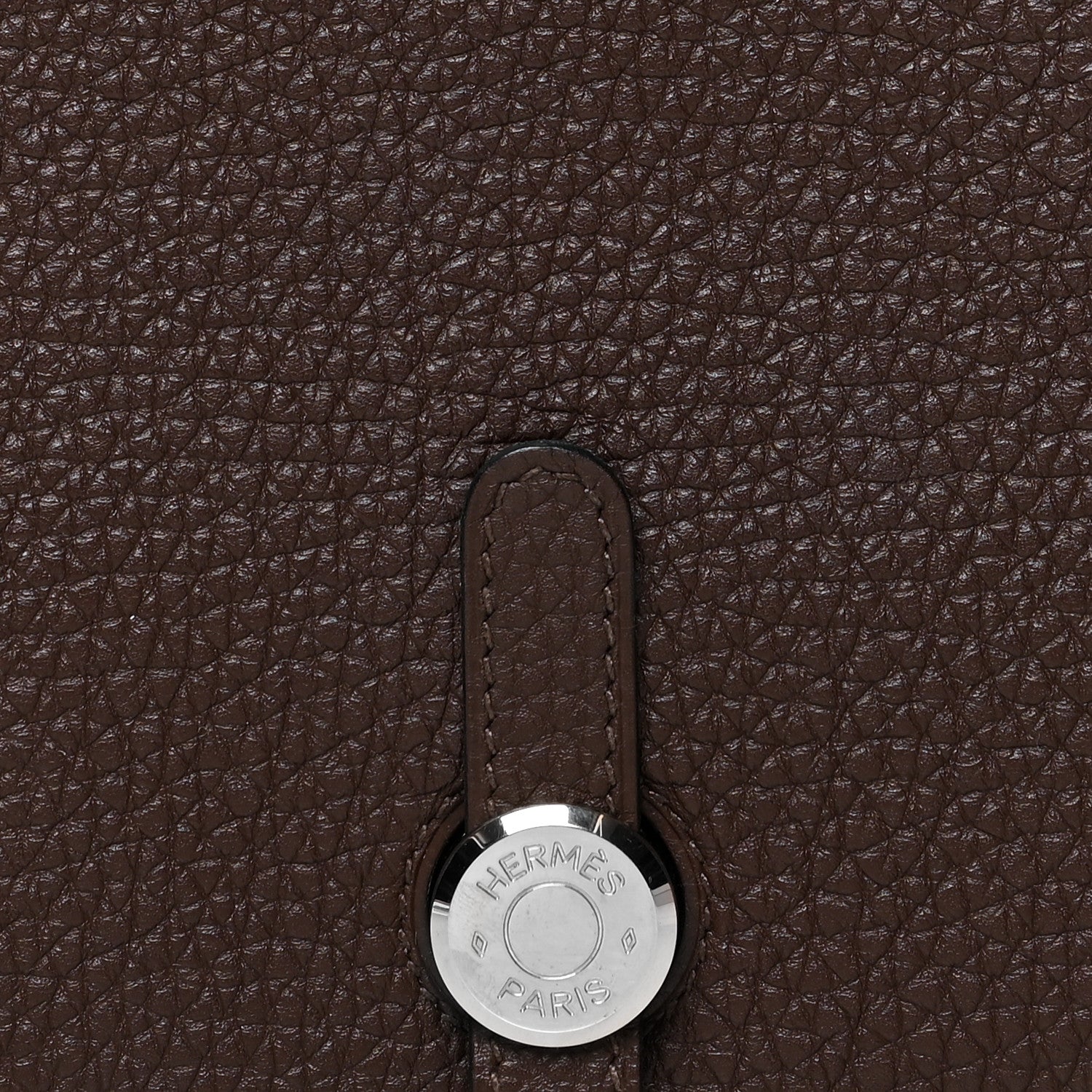Hermes Togo Dogon Duo Wallet Chocolate 8 of 9