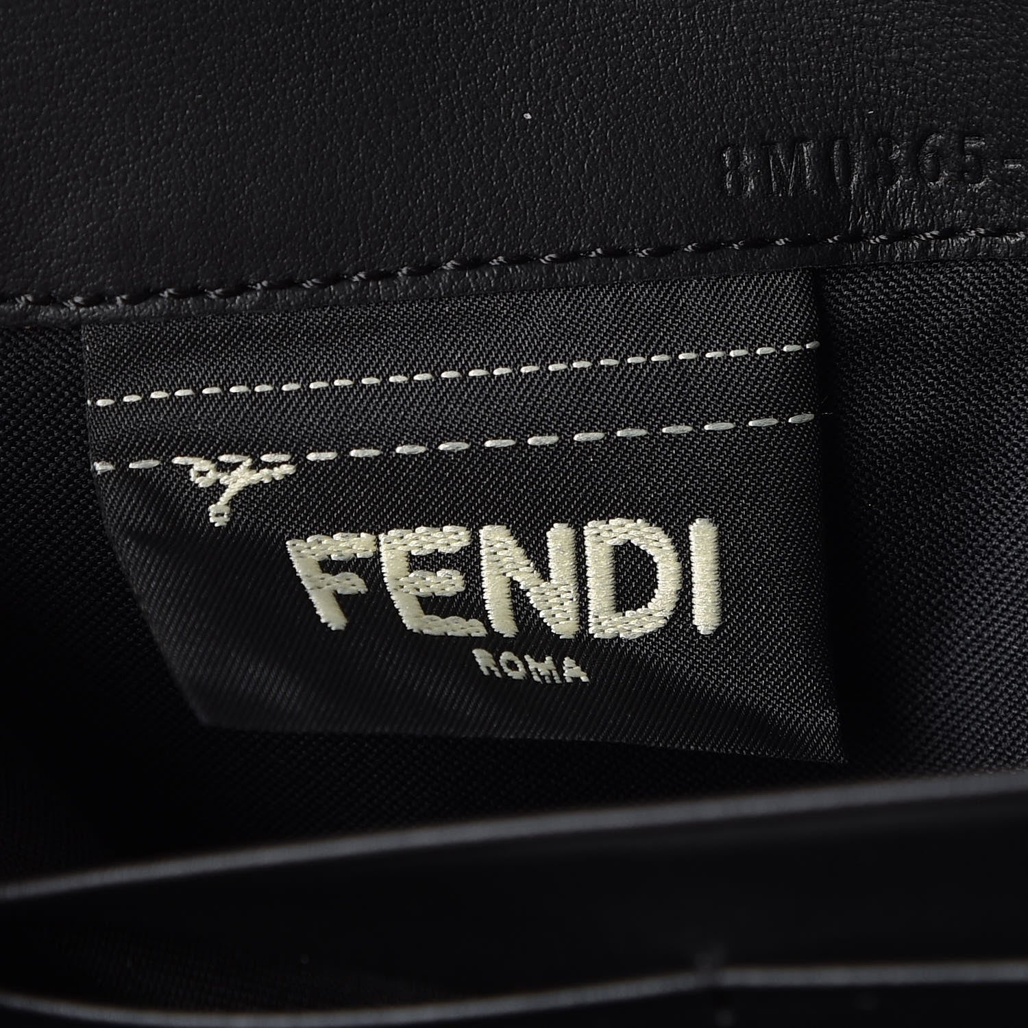 Fendi Vitello Liberty Lucido F is Fendi Continental Envelope Wallet On Chain Black 7 of 10