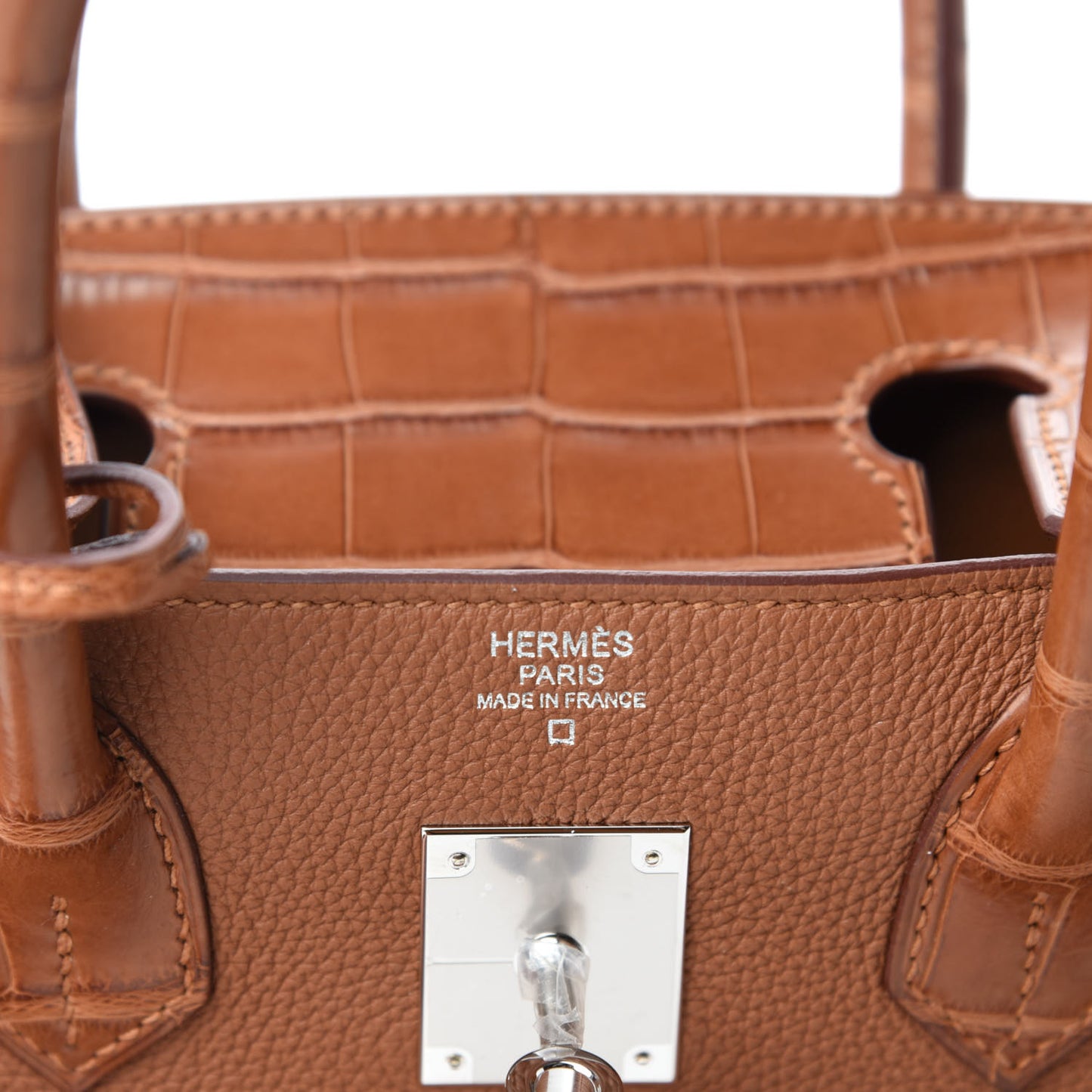 Togo Matte Alligator Birkin Touch 30 Gold