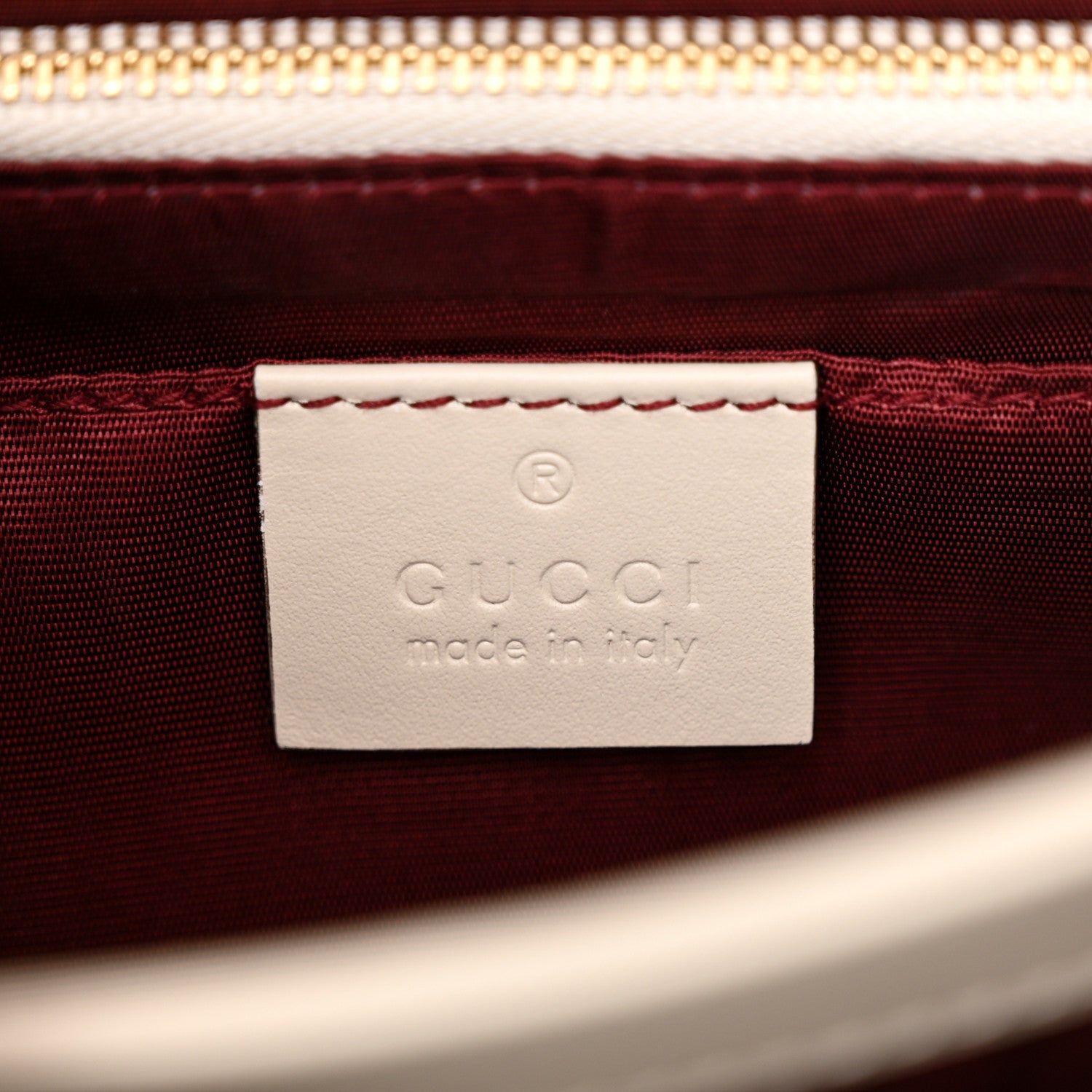 Gucci Smooth Calfskin Small Zumi Shoulder Bag Mystic White 6 of 11