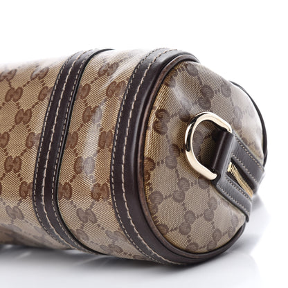 Gucci Crystal Monogram Duchessa Small Boston Bag Brown 7 of 16