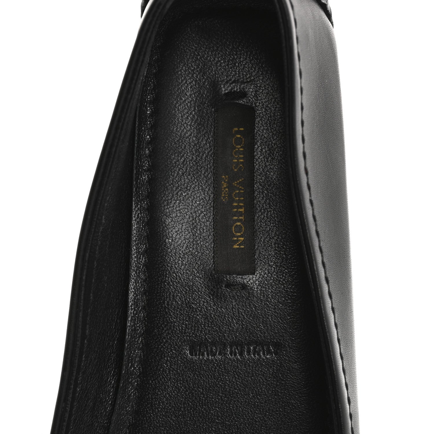 Louis Vuitton Calfskin Oxford Ballerina Flats 36.5 Black 7 of 9