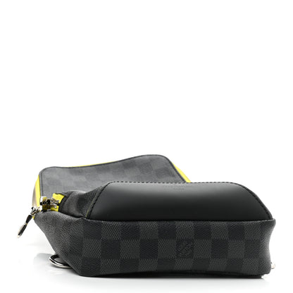 Louis Vuitton Damier Graphite Avenue Sling Backpack Yellow 3 of 7