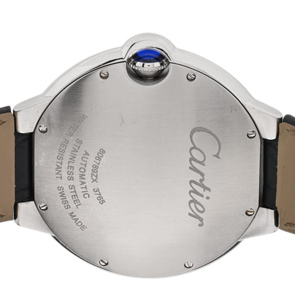 Cartier Stainless Steel Alligator 42mm Ballon Bleu De Cartier Automatic Watch 4 of 5