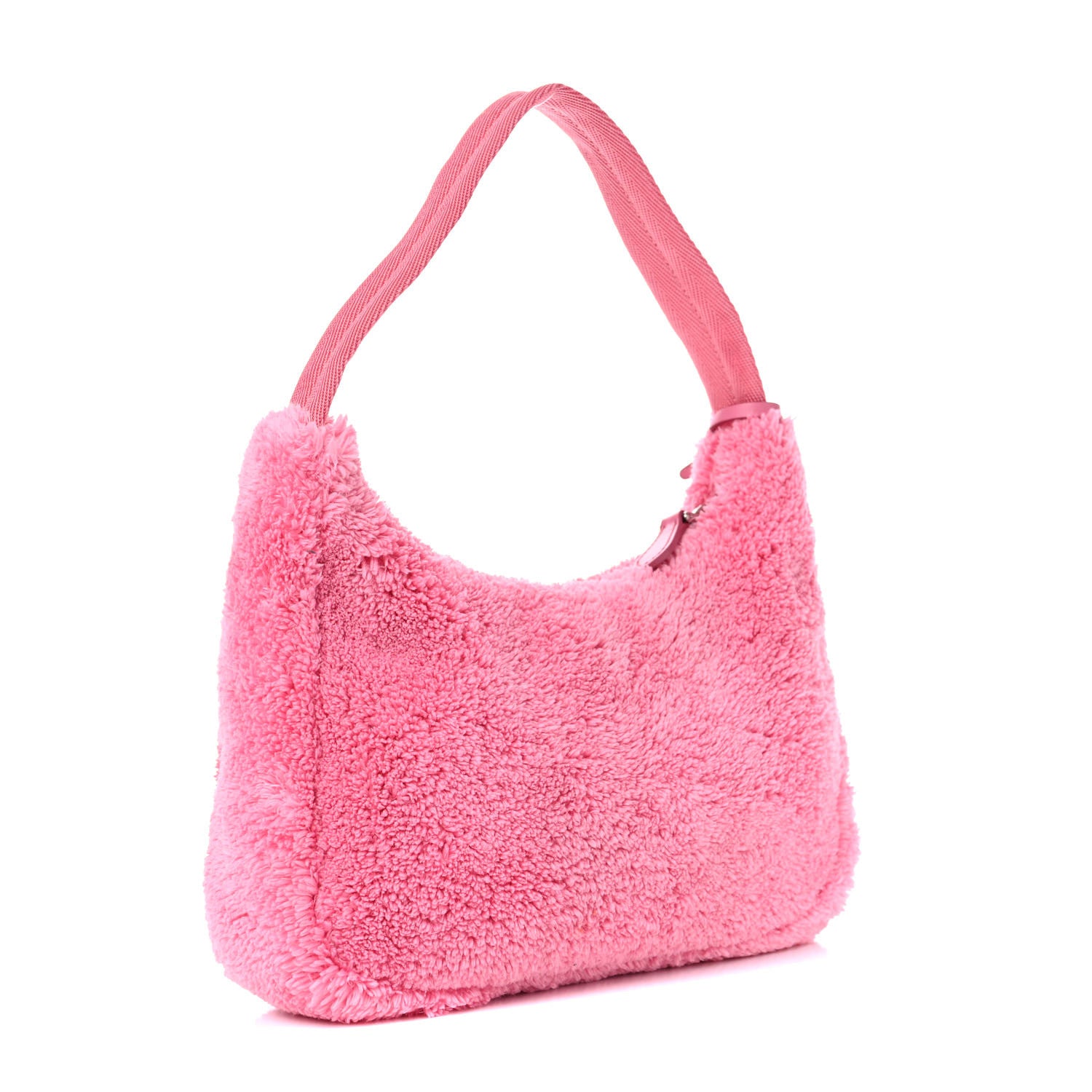 Prada Terry Cloth Mini Re-Edition 2000 Bag Petalo Black 3 of 10