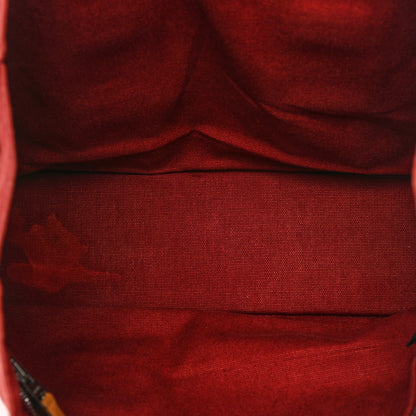 Hermes Canvas Herline PM Tote Red 5 of 16