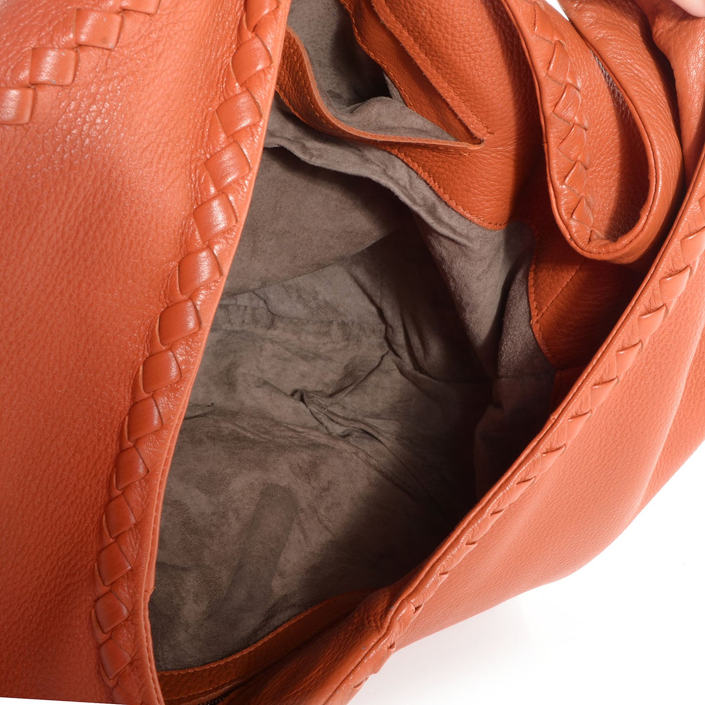 Cervo Deerskin Large Hobo Copper