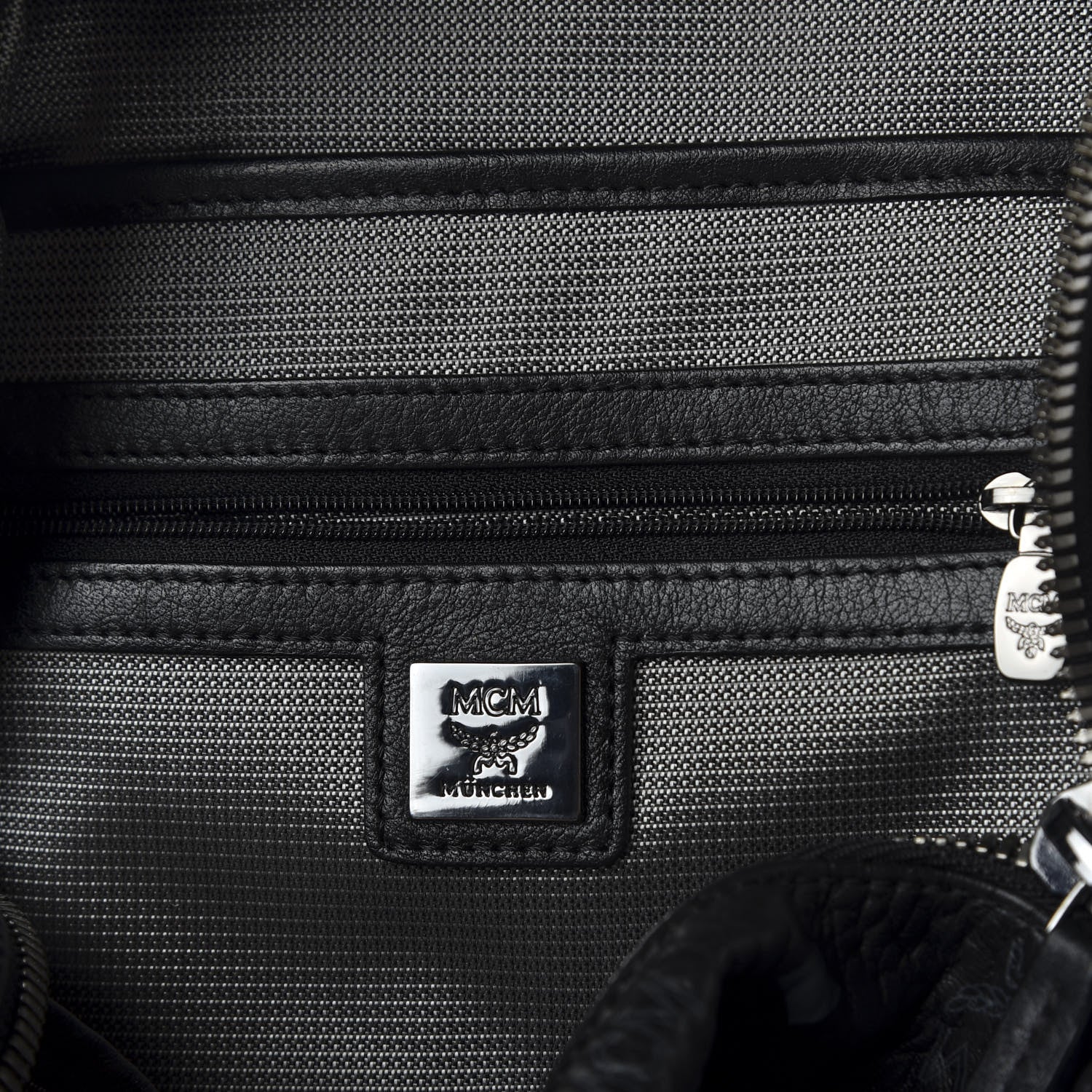 MCM Visetos Small Side Stud Stark Backpack Black 5 of 10