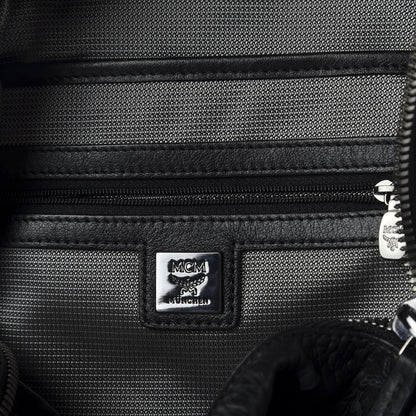 MCM Visetos Small Side Stud Stark Backpack Black 5 of 10