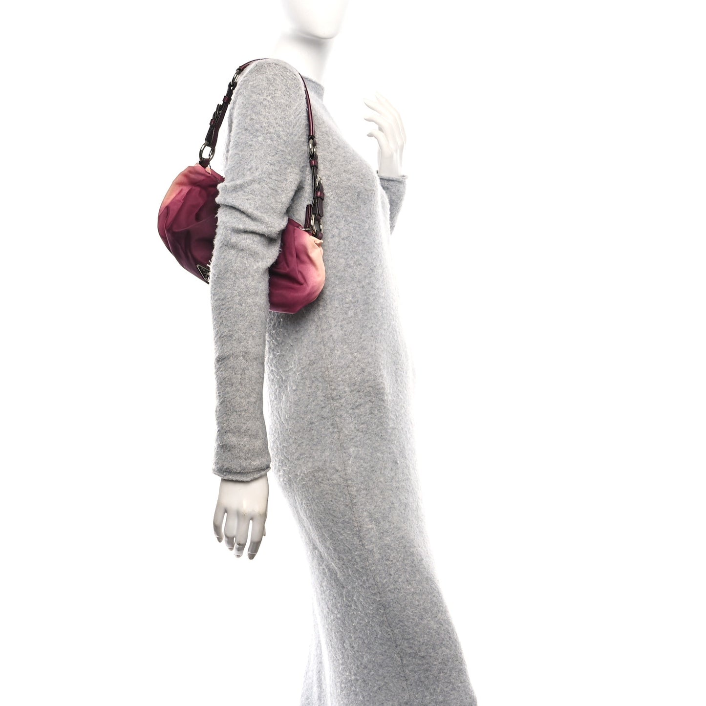 Nylon Sfumato Shoulder Bag Purple