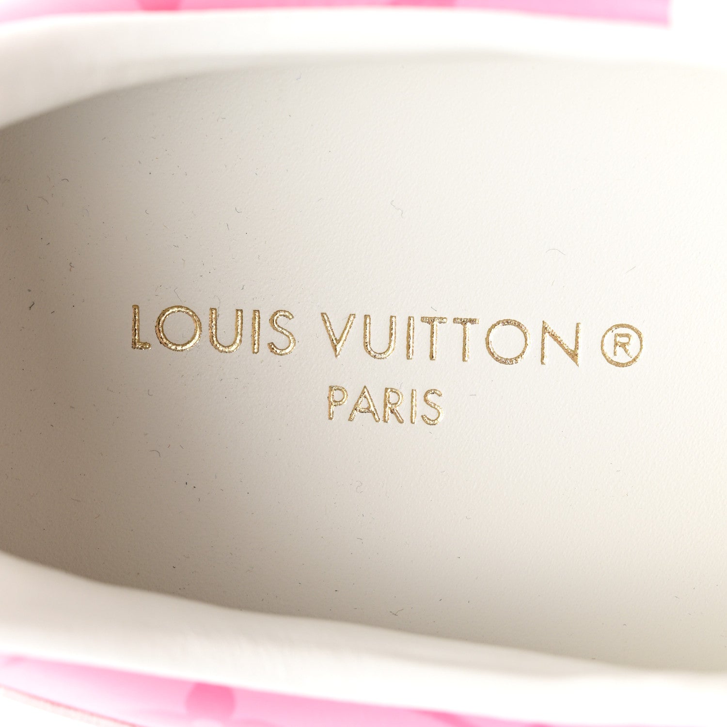 Louis Vuitton Calfskin Monogram Run Away Sneakers 38.5 White Pink 7 of 8