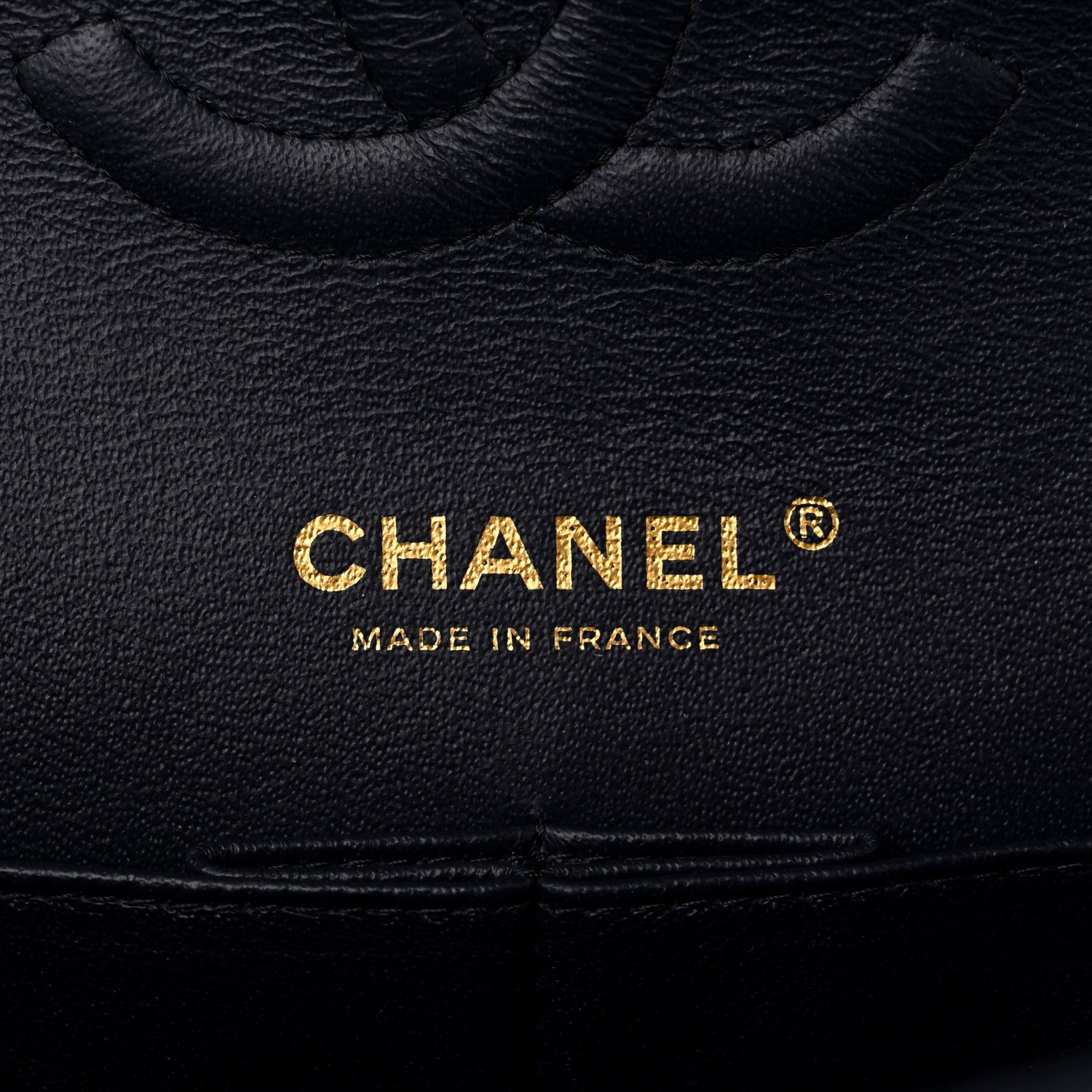 Chanel Caviar Quilted Medium Double Flap Navy 6 of 10
