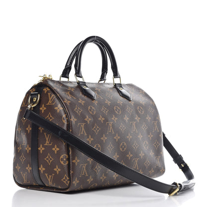 Louis Vuitton Monogram My World Tour Speedy Bandouliere 30 Black 4 of 11
