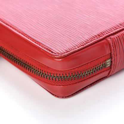Louis Vuitton Epi Travel Diary Castillan Red 17 of 19
