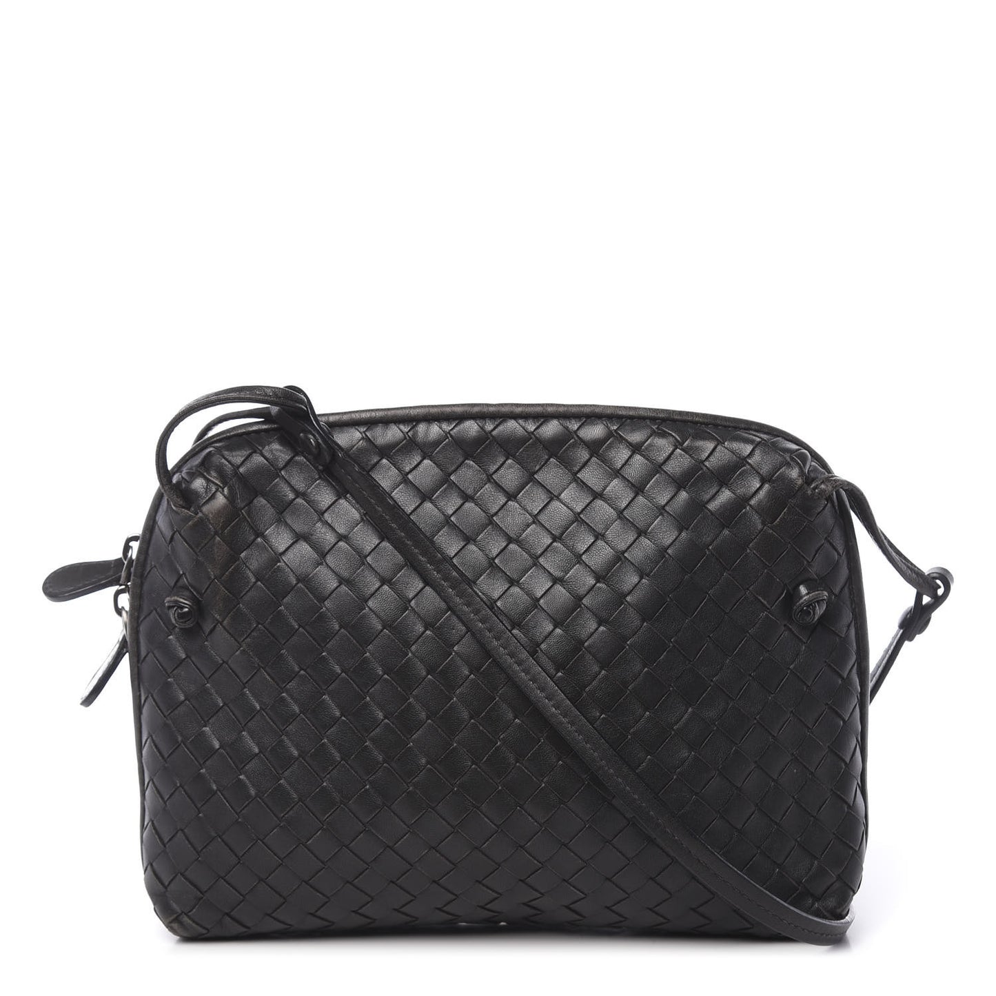 Nappa Intrecciato Nodini Bag Black