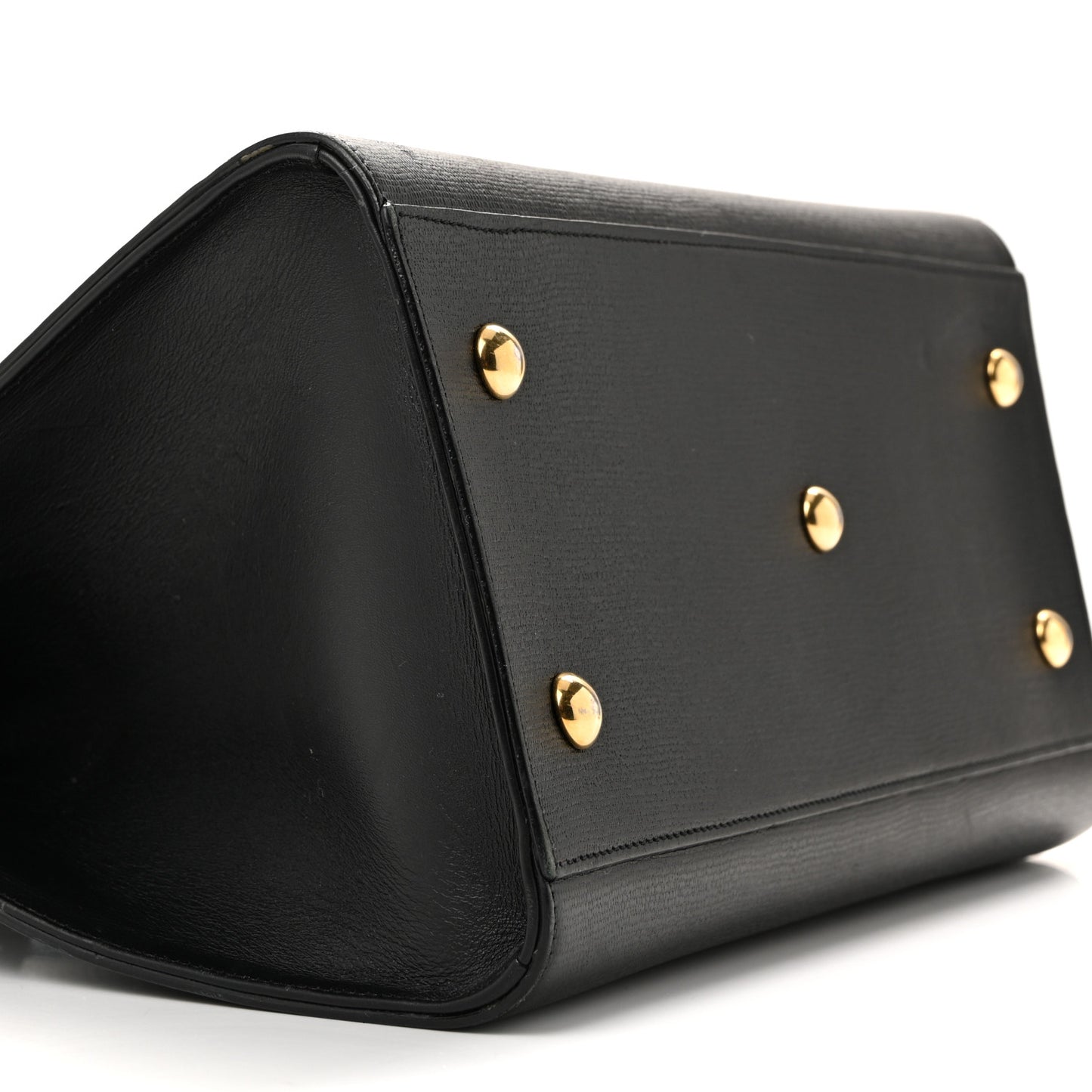 Textured Calfskin Small Classic Y Cabas Black