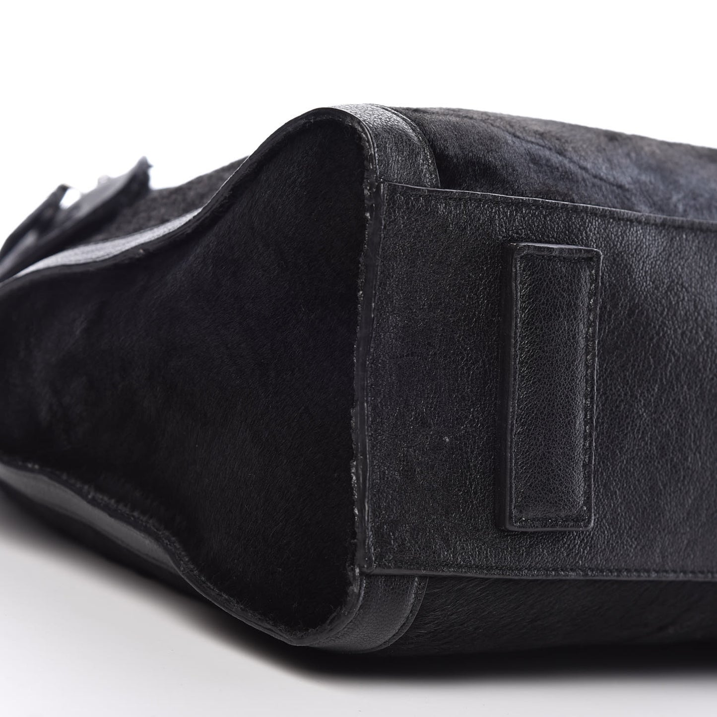 Pony Hair Mini De Manta Tote Black