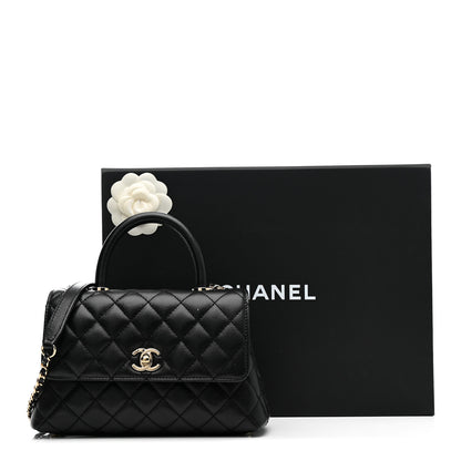 Chanel Caviar Quilted Mini Coco Handle Flap Black 11 of 11