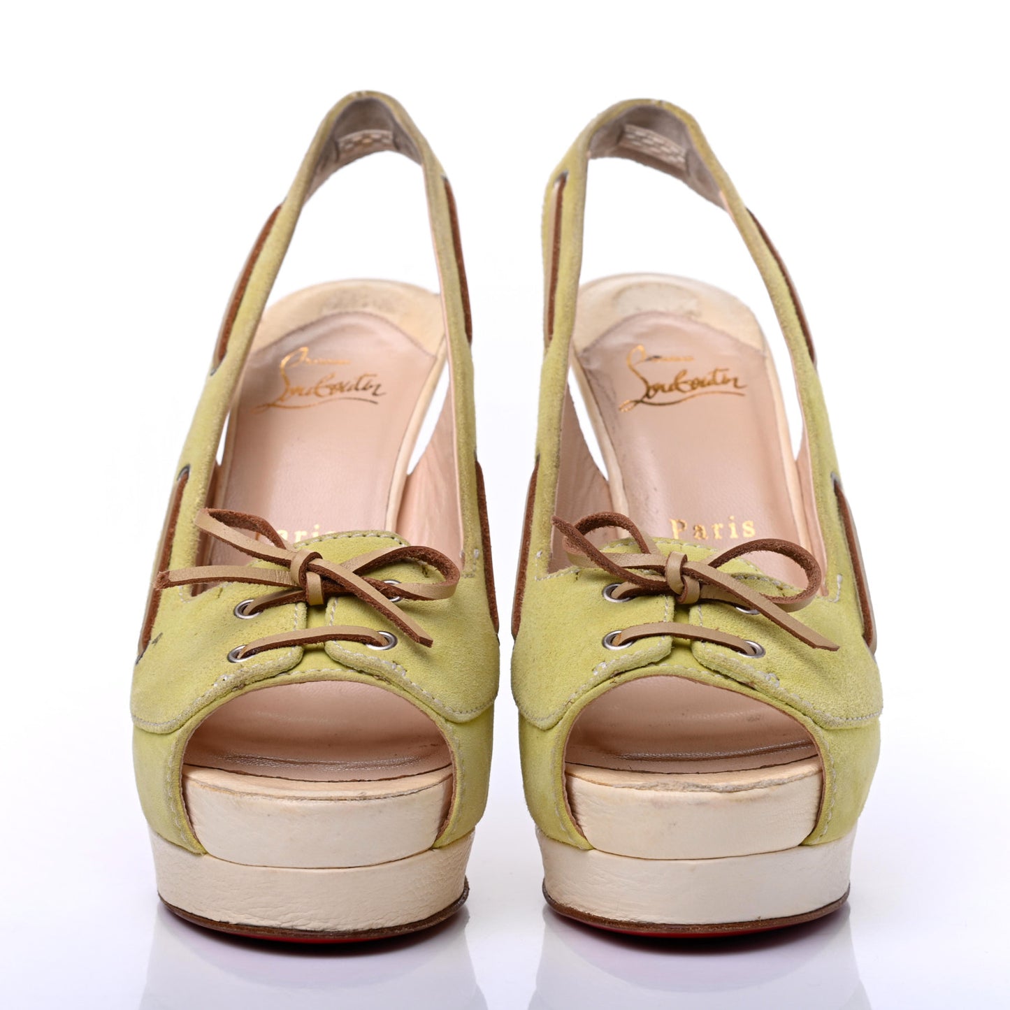 Suede Jefferson Plato 140 Pumps 37 Light Green