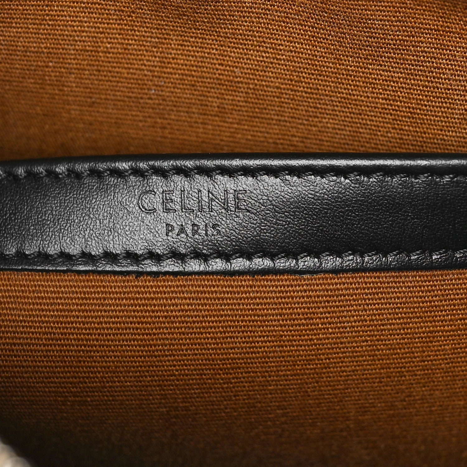 Celine Triomphe Canvas Medium Messenger Bag Black 6 of 8