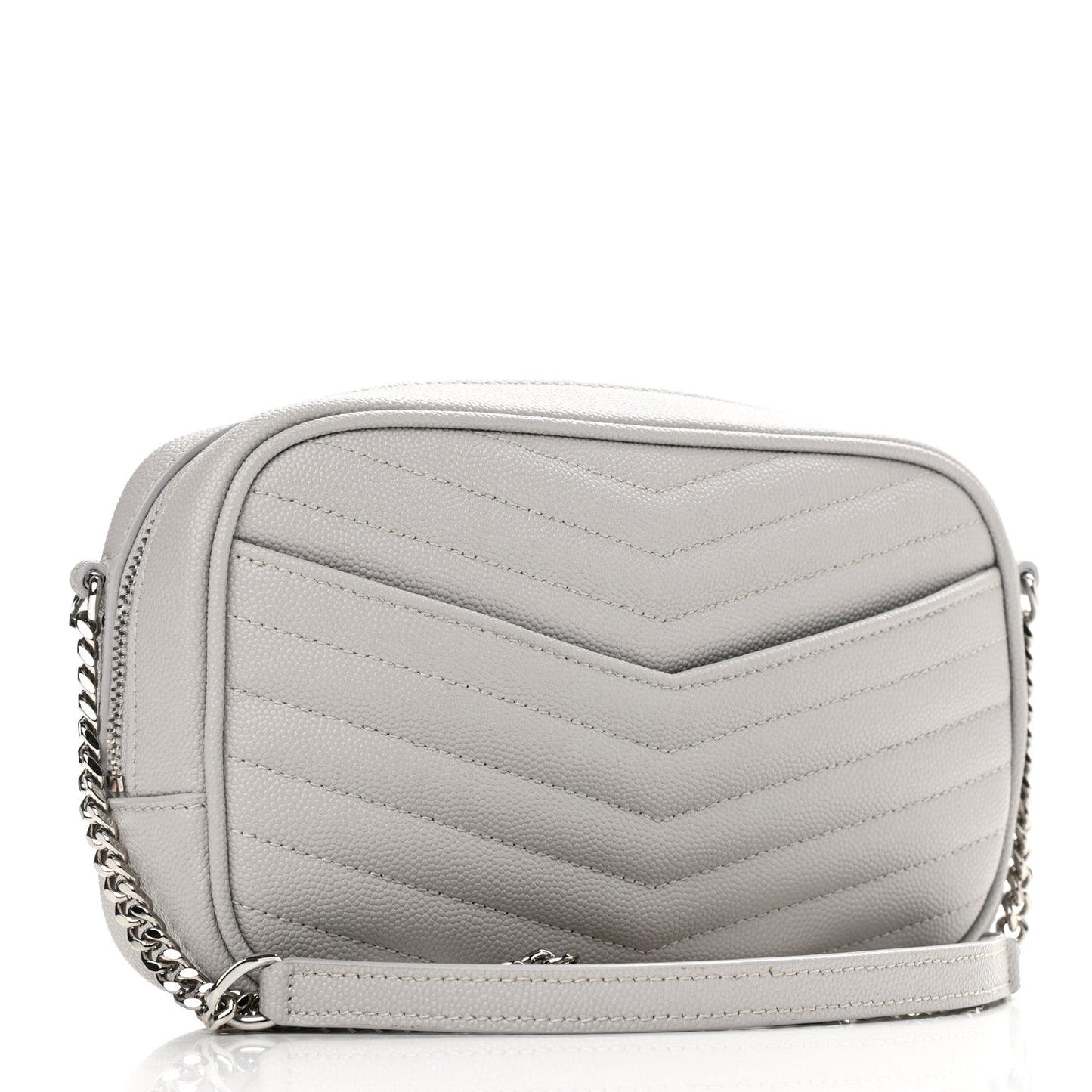 Grain De Poudre Matelasse Monogram Mini Lou Camera Bag Granite