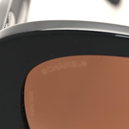 Chanel Acetate Butterfly Large CC Sunglasses 5492 Black 7 of 9