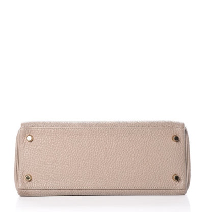 Hermes Taurillon Clemence Kelly Retourne 28 Gris Touterelle 7 of 31