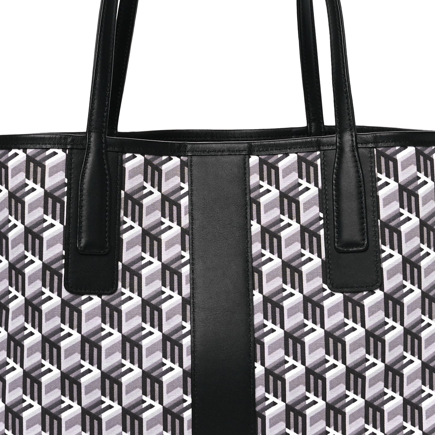 Visetos Medium Liz Reversible Shopper Tote Black