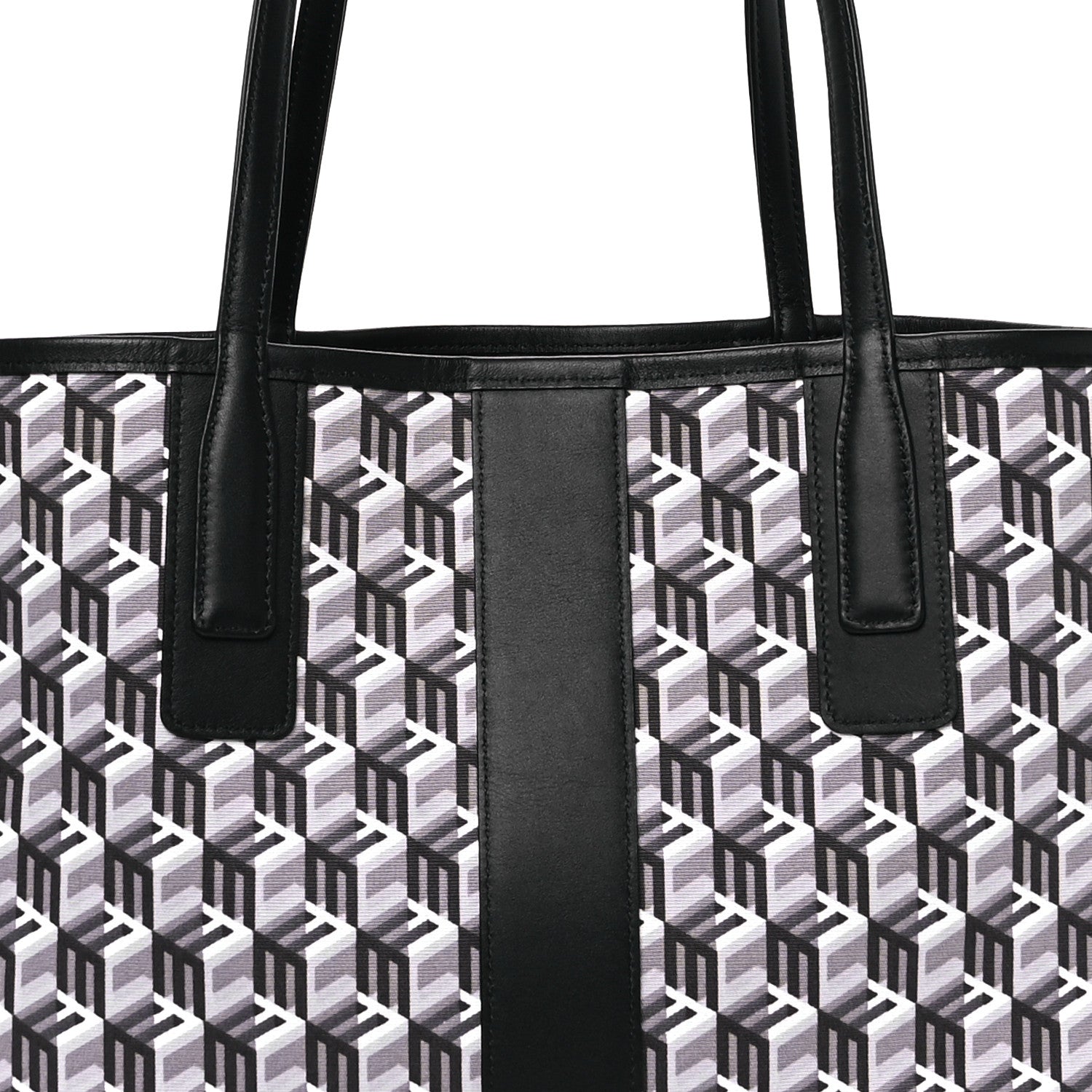 MCM Visetos Medium Liz Reversible Shopper Tote Black 13 of 17