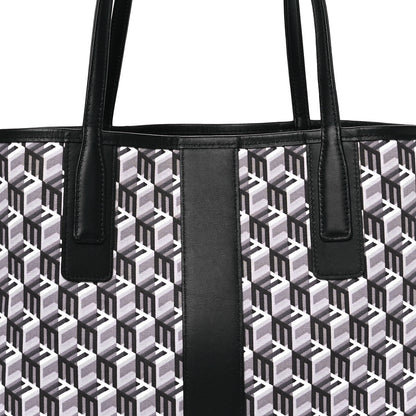 MCM Visetos Medium Liz Reversible Shopper Tote Black 13 of 17