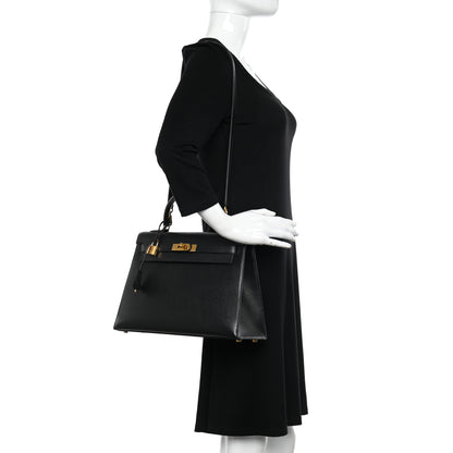 Hermes Ardennes Kelly Sellier 32 Black 2 of 16