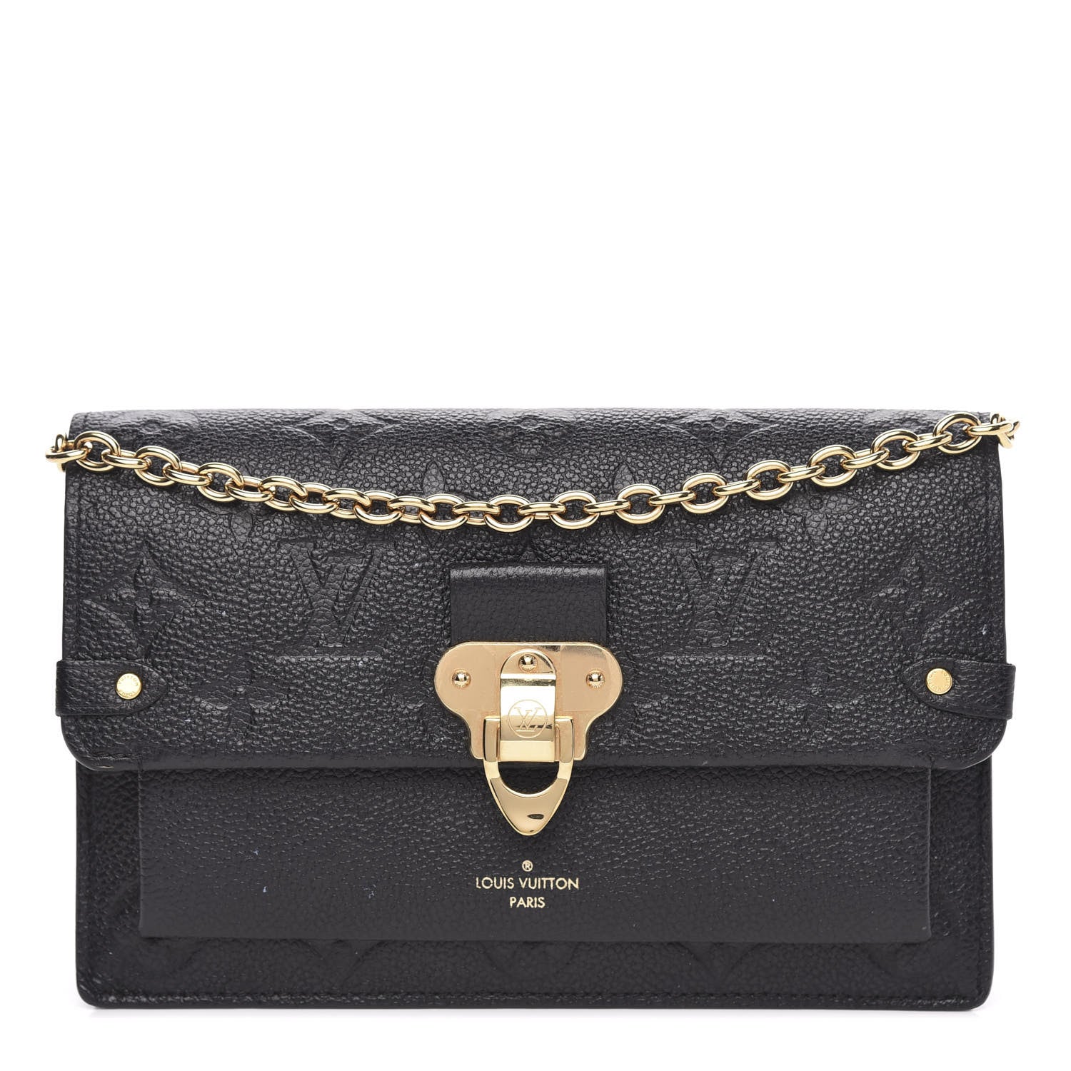 Louis Vuitton Empreinte Vavin Chain Wallet Black 1 of 10