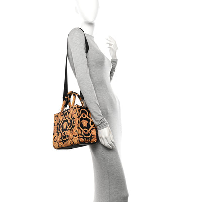 Versace Canvas Baroque Print Medusa Small Black 2 of 11