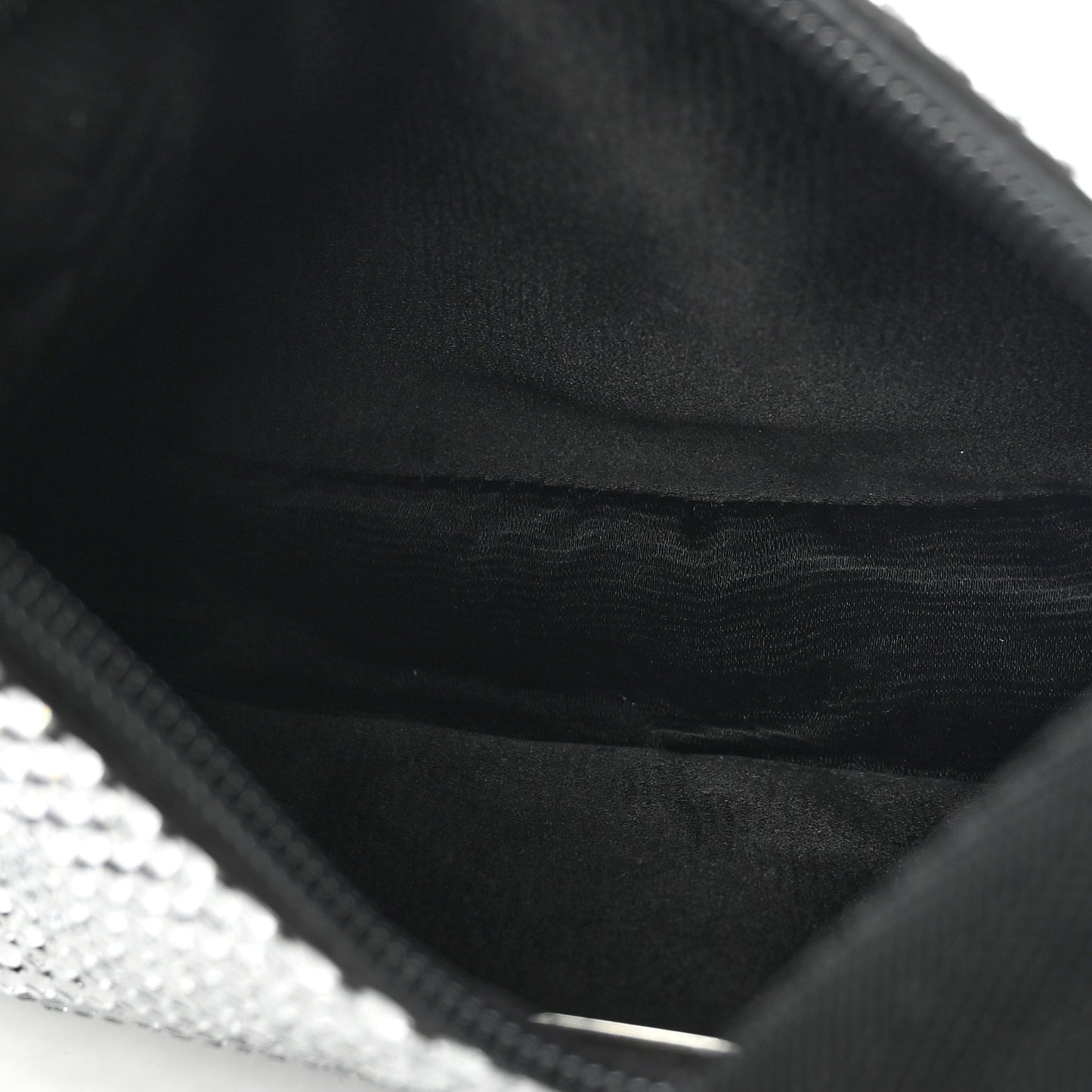 Satin Crystal Mini Re-Edition 2000 Bag Cristal