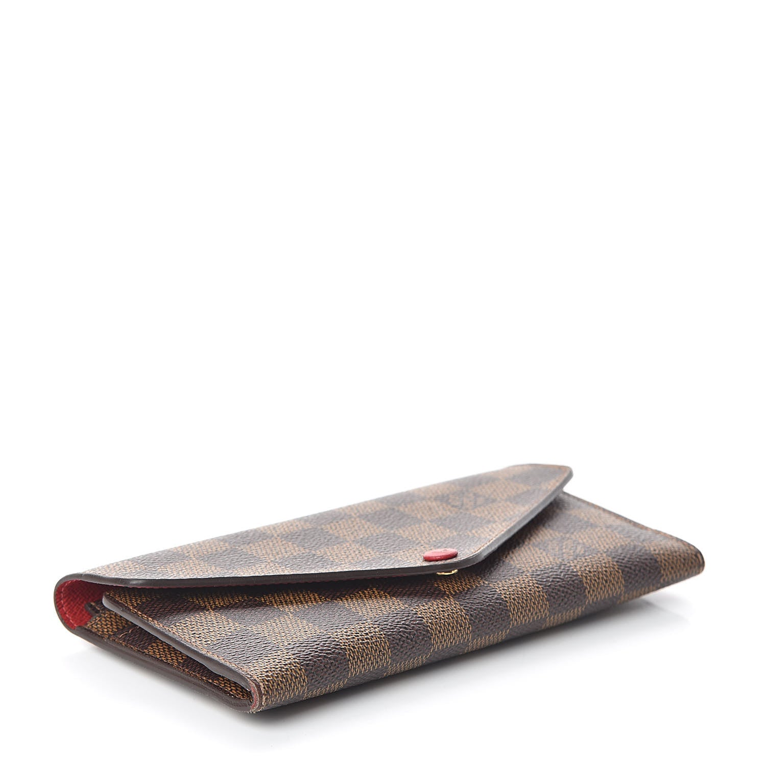 Louis Vuitton Damier Ebene Josephine Wallet Red 5 of 11