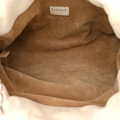 Loewe Mellow Nappa Medium Donut Chain Flamenco Knot Clutch Sea Salt 5 of 10