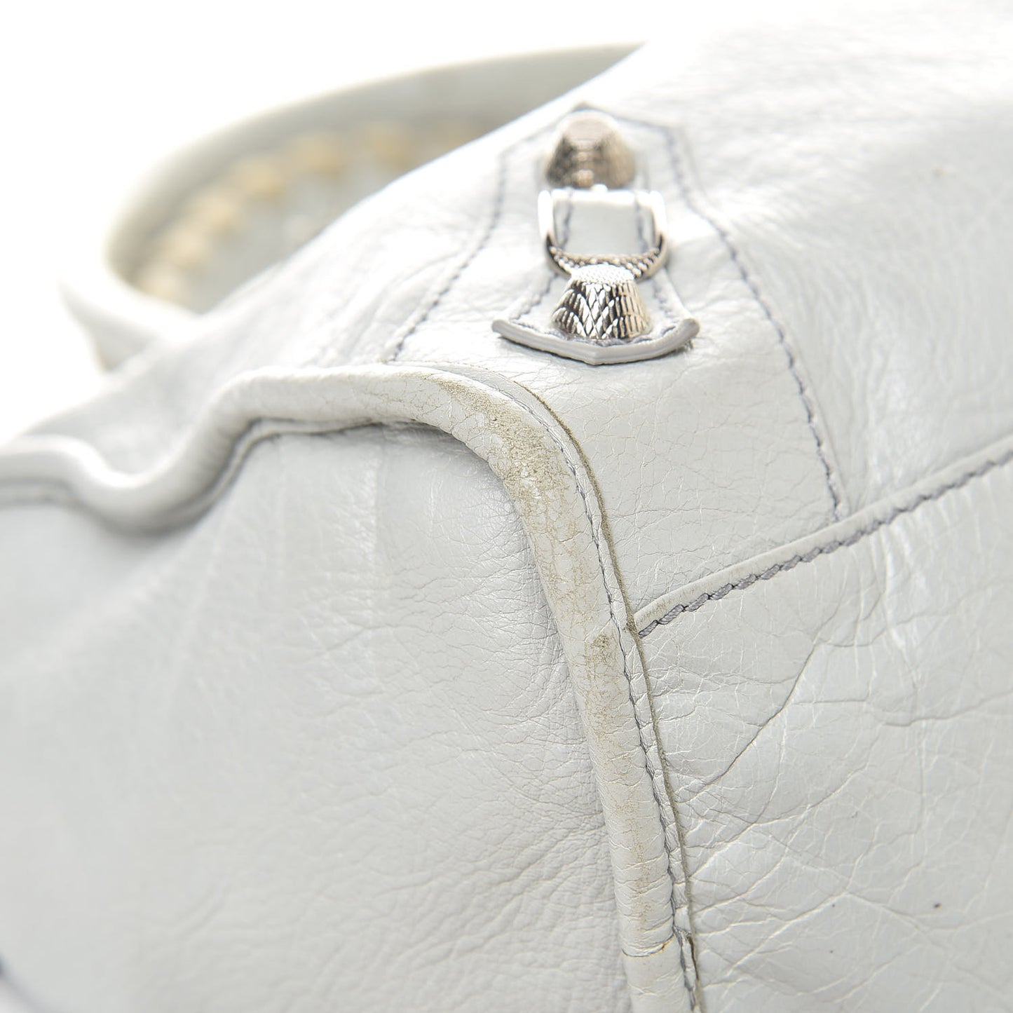 Agneau Giant 12 Silver Hardware City Gris Glace