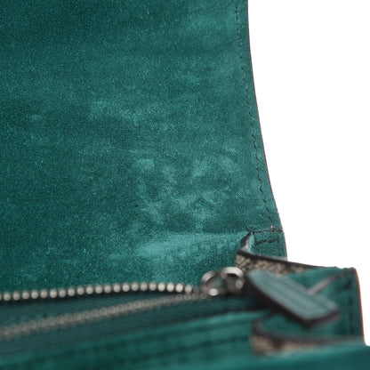 Gucci GG Supreme Monogram Embroidered Medium Dionysus Shoulder Bag Emerald 10 of 10