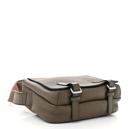 Loewe Soft Grained Calfskin Military Messenger Bag Brown 4 of 12