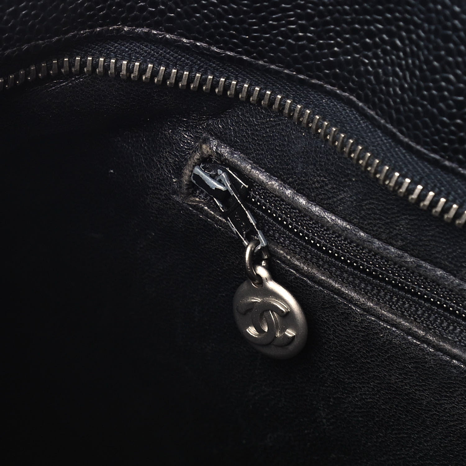 Chanel Caviar Quilted Medallion Tote Black 12 of 13