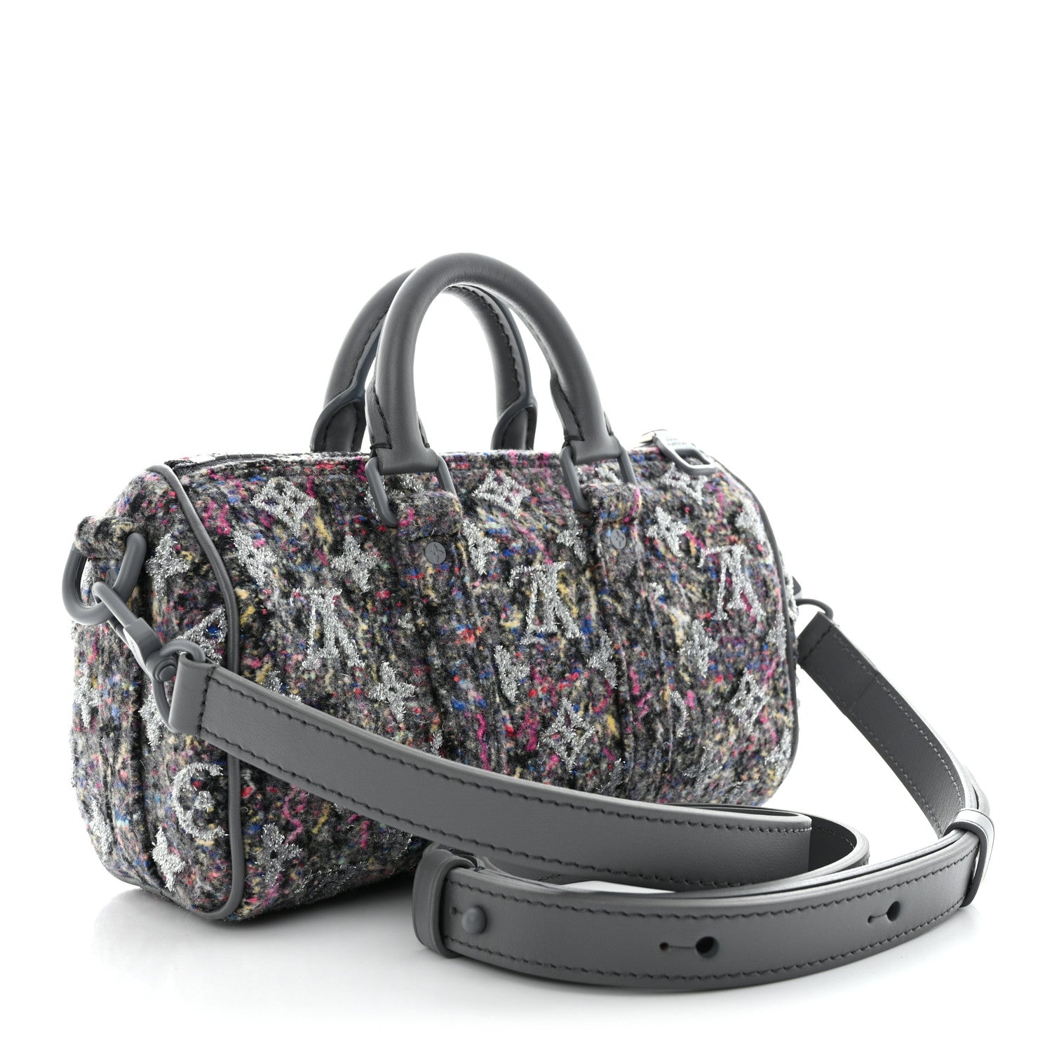 Louis Vuitton Wool Keepall XS Multicolor 3 of 10