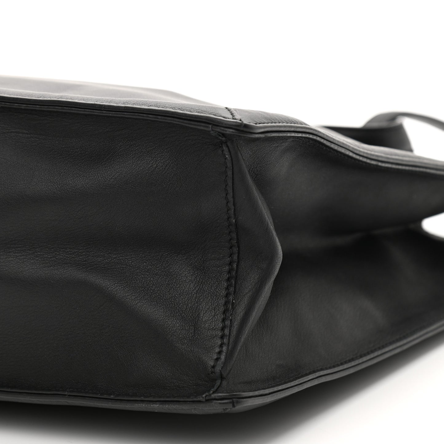 Calfskin Gancini Tote Black