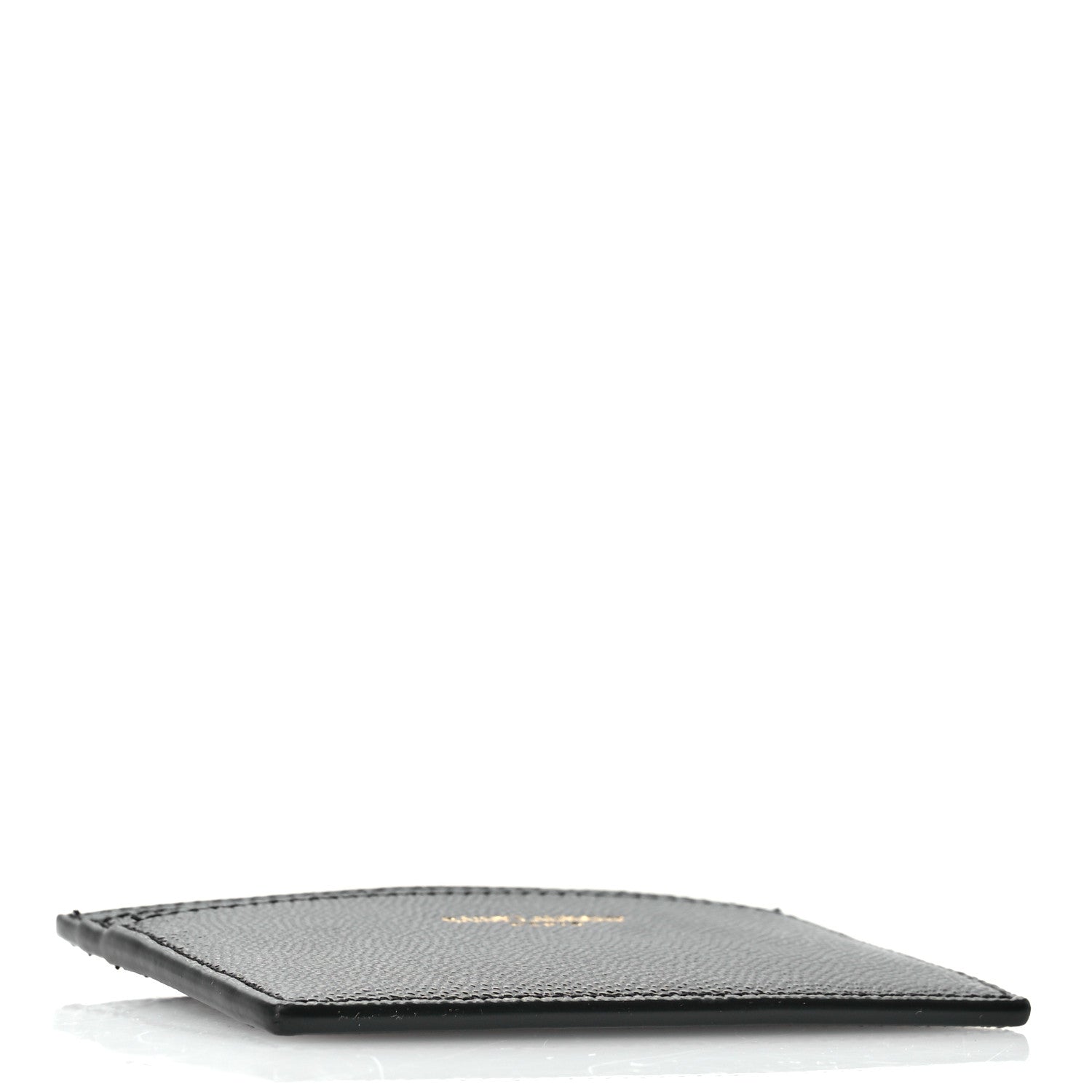 Saint Laurent Grain De Poudre Card Case Black 4 of 8