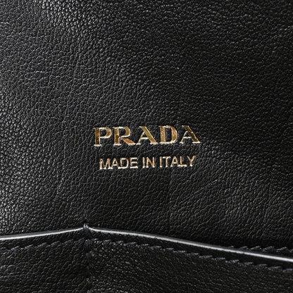 Prada Buffalo Large Signet Tote Bag Black 6 of 11