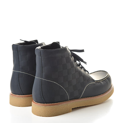 Louis Vuitton Damier Infini Sailor Ankle Boot Sneakers 10 Cosmos 4 of 7