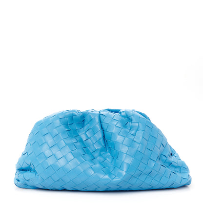 Bottega Veneta Nappa Maxi Intrecciato The Pouch Oversized Clutch Swimming Pool 1 of 11